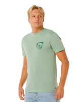 The Rip Curl Mens Keep On Trucking T-Shirt in Aloe