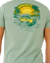 The Rip Curl Mens Keep On Trucking T-Shirt in Aloe