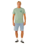 The Rip Curl Mens Keep On Trucking T-Shirt in Aloe