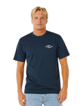 The Rip Curl Mens Hazey Days T-Shirt in Dark Navy