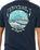 The Rip Curl Mens Hazey Days T-Shirt in Dark Navy