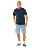 The Rip Curl Mens Hazey Days T-Shirt in Dark Navy