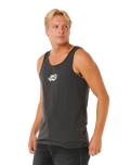 Inner Visions Vest in Washed Black