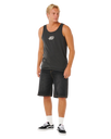 Inner Visions Vest in Washed Black