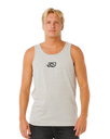 The Rip Curl Mens Inner Visions Vest in Grey Marle