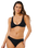 Vibe Surf Bralette Bikini Top in Black