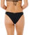 Vibe Surf High Cheeky Bikini Bottoms in Black