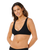 Vibe Surf V Neck Bikini Top in Black