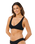 Vibe Surf V Neck Bikini Top in Black
