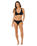 Vibe Surf V Neck Bikini Top in Black