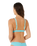 Vibe Surf V Neck Bikini Top in Sea Blue