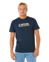 The Rip Curl Mens Streamline Likemumma T-Shirt in Dark Navy