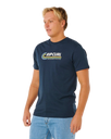 The Rip Curl Mens Streamline Likemumma T-Shirt in Dark Navy