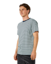 AOTS Stripe T-Shirt in Dark Navy