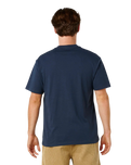 AOTS Thumb Print T-Shirt in Dark Navy