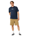 AOTS Thumb Print T-Shirt in Dark Navy
