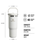 The Stanley Classic Iceflow Flip Straw Tumbler in Frost