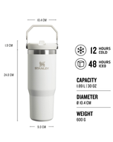 The Stanley Classic Iceflow Flip Straw Tumbler in Frost