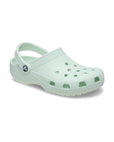 The Crocs Womens Classic Clogs in Mint Tint