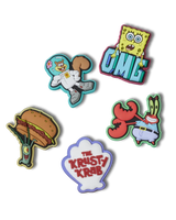 The Crocs Spongebob Jibbitz (5 Pack) in Assorted