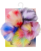 The Crocs Dyed Puff Jibbitz (5 Pack) in Assorted