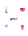 The Crocs Jelly Candy Jibbitz (5 Pack) in Assorted