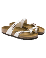 The Birkenstock Womens Mayari Sandals in Graceful Pearl White