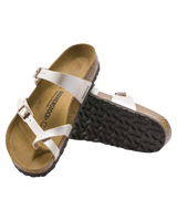 The Birkenstock Womens Mayari Sandals in Graceful Pearl White