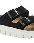 The Birkenstock Womens Papillio Arizona Chunky Sandals in Black