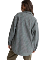 Evergreen Shacket in Sea Green