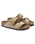 Arizona Big Buckle Nubuk Leather Sandals in Sandcastle