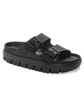 The Birkenstock Womens Papillio Arizona Chunky Natural Leather Sandals in Black