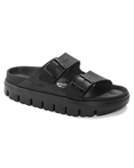 The Birkenstock Womens Papillio Arizona Chunky Natural Leather Sandals in Black