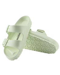The Birkenstock Womens Arizona EVA Sandals in Faded Lime