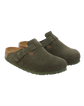 Boston Suede Leather Sandals in Thyme