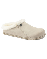 Zermatt Premium Suede Slipper in Antique White