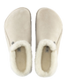 Zermatt Premium Suede Slipper in Antique White