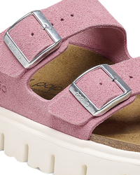 The Birkenstock Womens Papillio Arizona Chunky Sandals in Candy Pink
