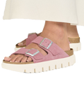 The Birkenstock Womens Papillio Arizona Chunky Sandals in Candy Pink