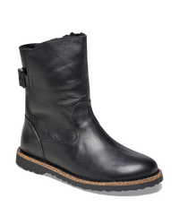 Uppsala Natural Leather Boots in Black