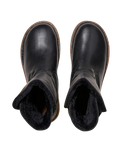 Uppsala Natural Leather Boots in Black