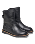 Uppsala Natural Leather Boots in Black