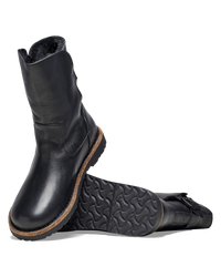 Uppsala Natural Leather Boots in Black