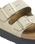The Birkenstock Womens Papillio Arizona Platform Nubuck Sandals in Eucalyptus