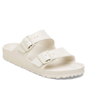 The Birkenstock Womens Arizona EVA Sandals in Eggshell