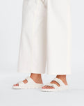 The Birkenstock Womens Arizona EVA Sandals in Eggshell