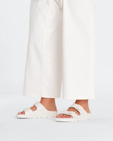 The Birkenstock Womens Arizona EVA Sandals in Eggshell