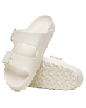 The Birkenstock Womens Arizona EVA Sandals in Eggshell