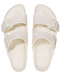 The Birkenstock Womens Arizona EVA Sandals in Eggshell