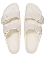 The Birkenstock Womens Arizona EVA Sandals in Eggshell